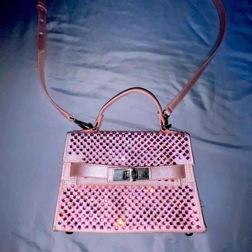 Steve Madden Pink Bling Purse